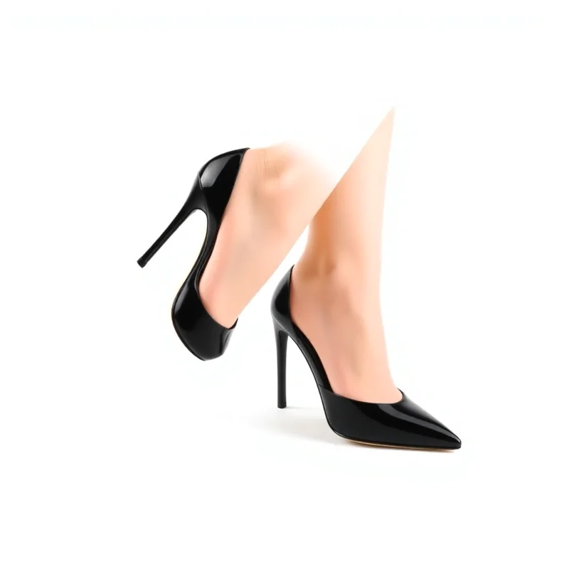Scarpin Salto Fino Preto