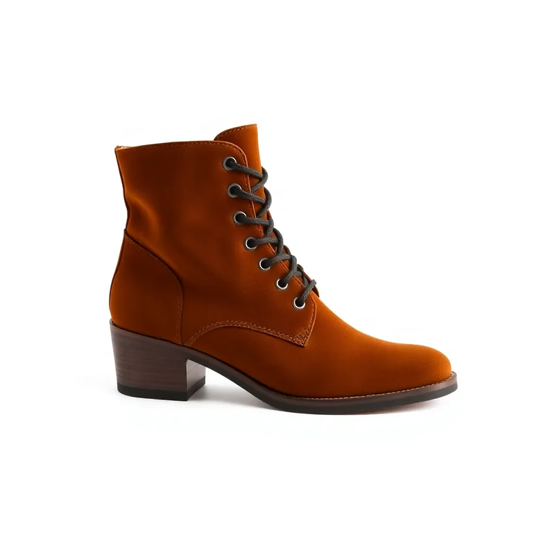 Bota Cano Curto Caramelo