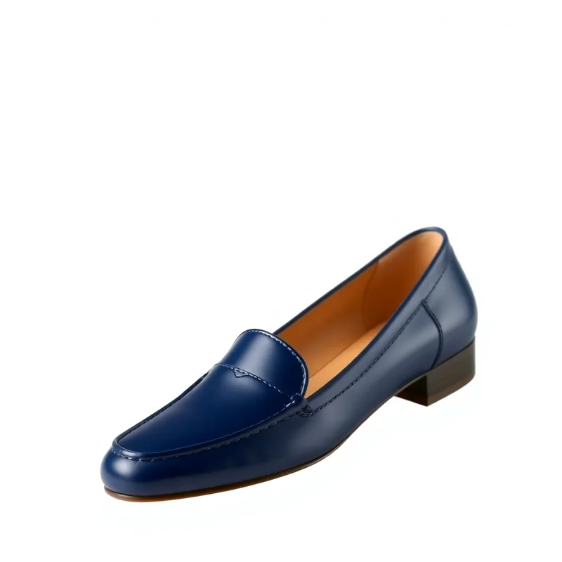 Mocassim Feminino Azul Marinho
