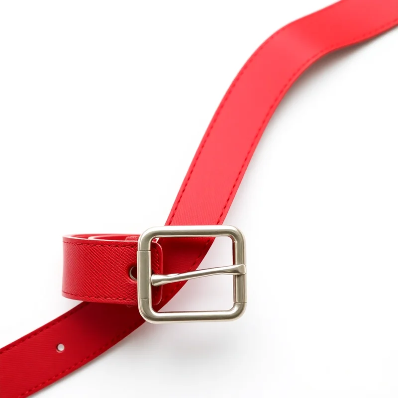 Cinto Pesponto Vermelho