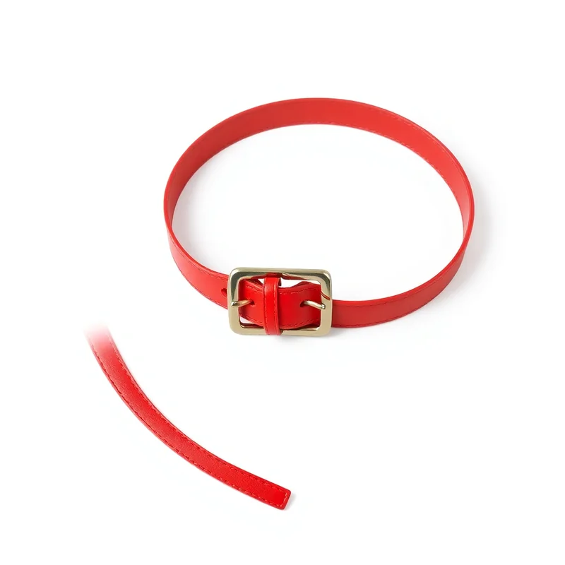 Cinto Verniz Vermelho