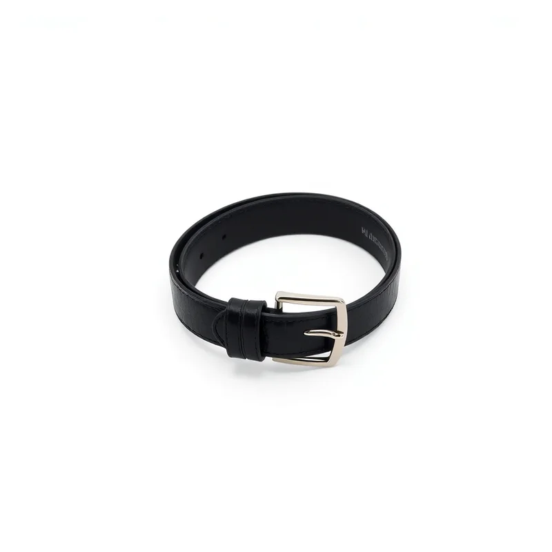 Cinto Couro Fino Preto