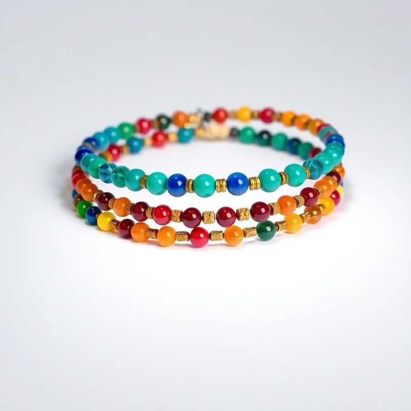 Pulseira Micangas Coloridas