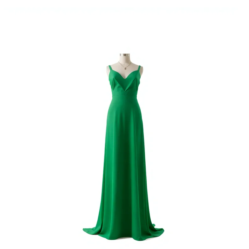 Vestido Longo Festa Verde