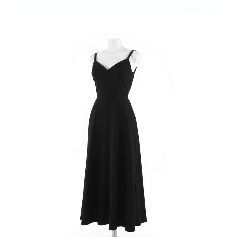 Vestido Midi Tulipa Preto