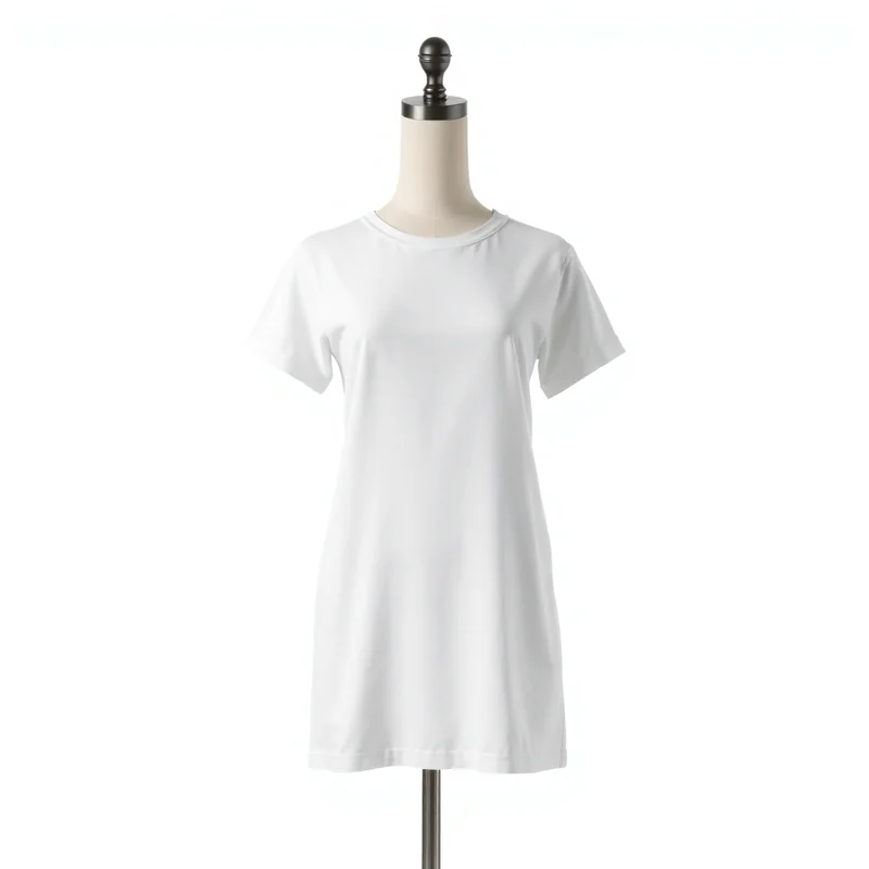 Vestido Camiseta Listrada