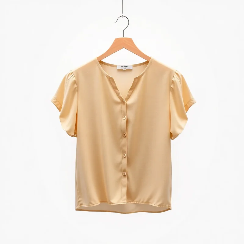 Blusa Gola Alta Bege