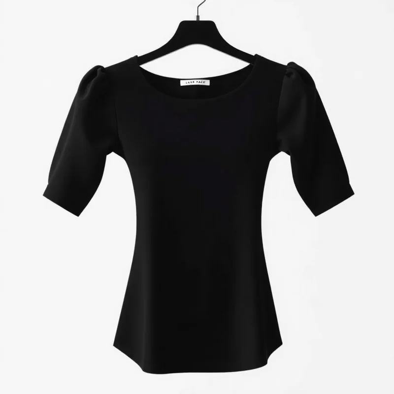 Body Canelado Preto