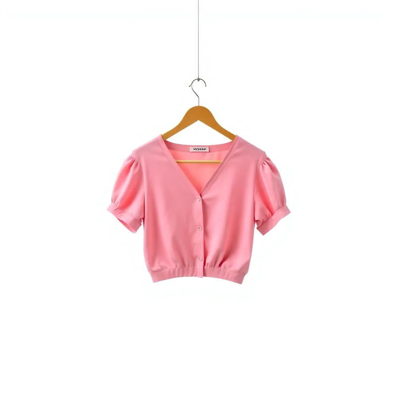 Camisa Social Feminina Rosa