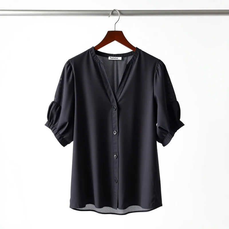 Blusa Botoes Costas