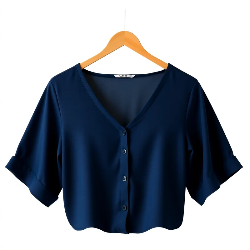 Camisa Xadrez Azul Marinho
