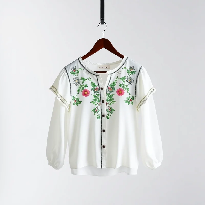 Blusa Flor Estampada