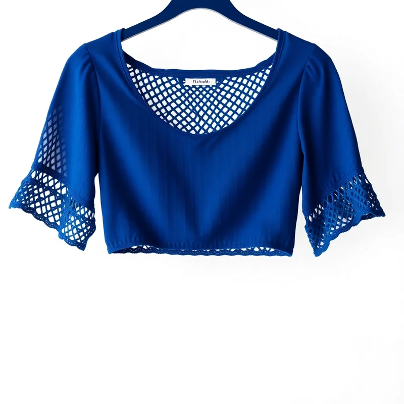 Tricot Feminino Trancado Azul